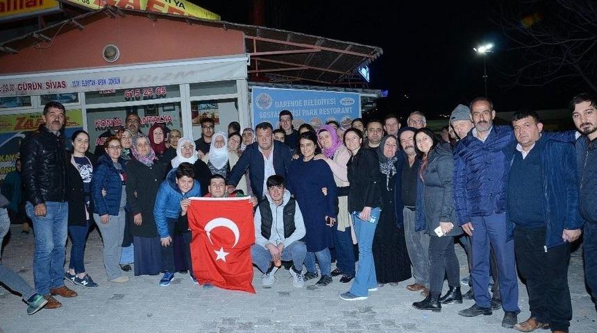 Darende&rsquo;de Kınalı Kuzular Askere Uğurlandı