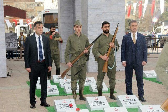 Çanakkale Zaferi, Gaziosmanpaşa Meydanı’nda Yeniden Canlandırıldı