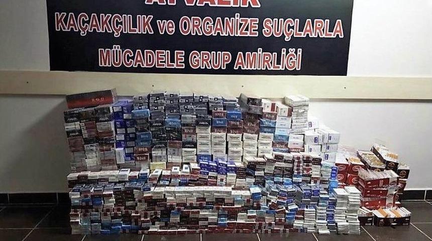 Polisten Ka&ccedil;ak Sigara Operasyonu