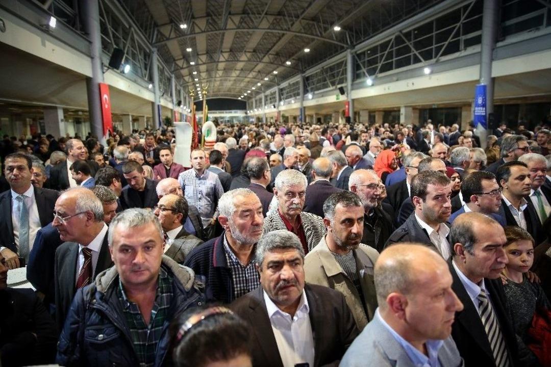 Bursa B&uuml;y&uuml;kşehir Belediye Başkanı Alinur Aktaş Bursalılarla Buluştu