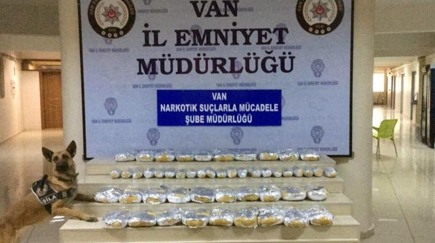 Van&rsquo;da 55 Kilo Eroin Ele Ge&ccedil;irildi