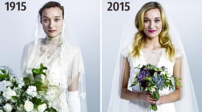 Gelinlik Modelleri 100 Yıl İ&ccedil;inde Nasıl Değişti?