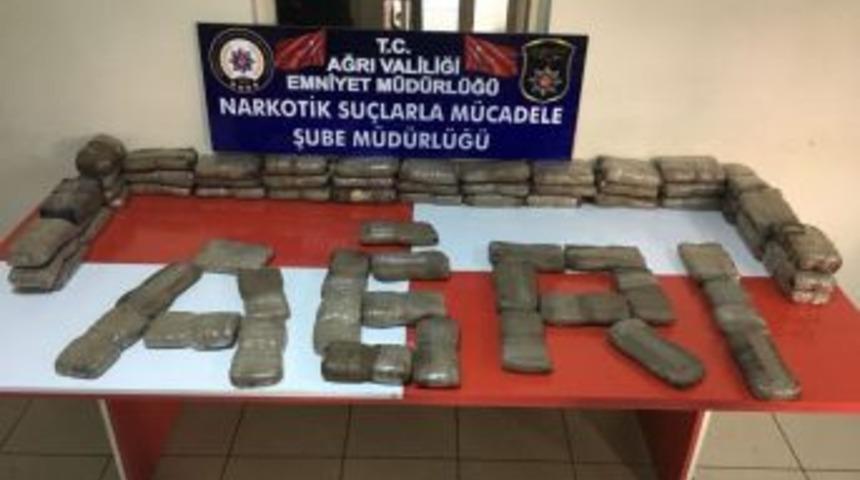 Ağrı&rsquo;da 60 Kilogram Eroin Yakalandı