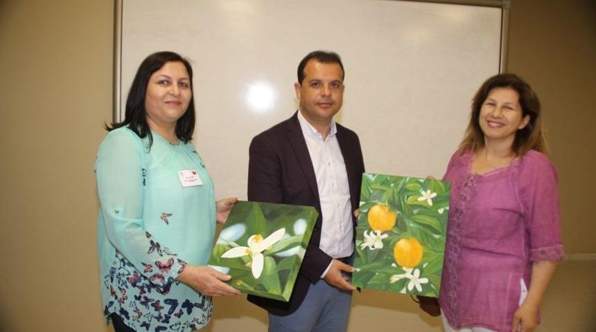 Erzin Halk Eğitim Merkezi Yıl Sonu Sergisi A&ccedil;ıldı