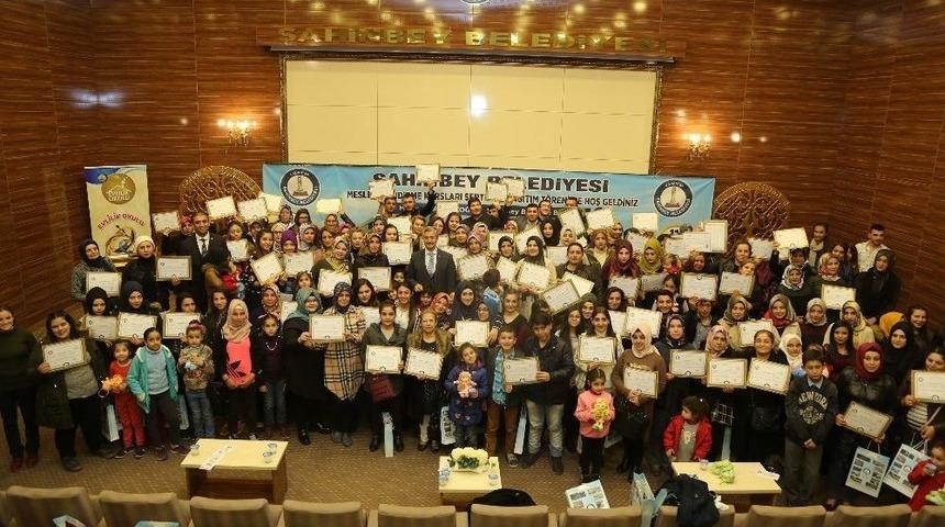 Şahinbey&rsquo;de İş Hayatına Hazırlanan 168 Kursiyer Daha Sertifikalarını Aldı