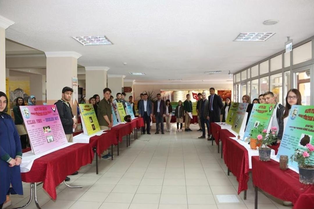 Oltu Fen Lisesi&rsquo;nde T&uuml;bitak 4006 Bilim Fuarı Sergisi