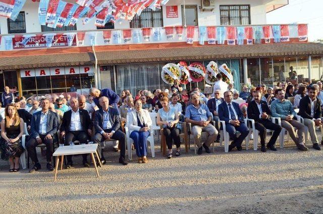 Didim Chp Akbük Mahallesinde Temsilciliğini Açtı