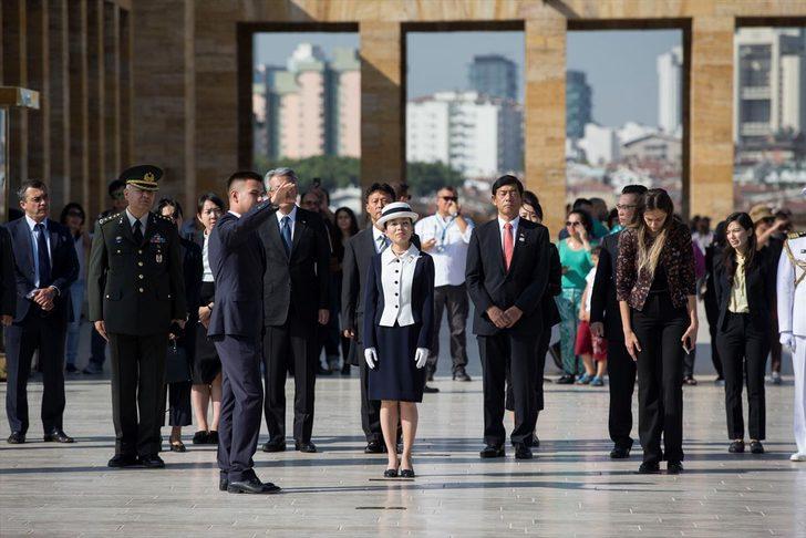 Japonya Prensesi Anıtkabir'i ziyaret etti  G3