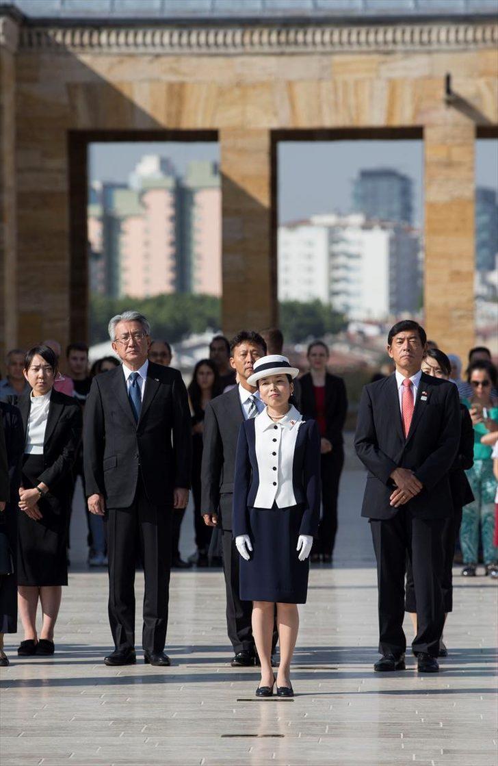 Japonya Prensesi Anıtkabir'i ziyaret etti  G4