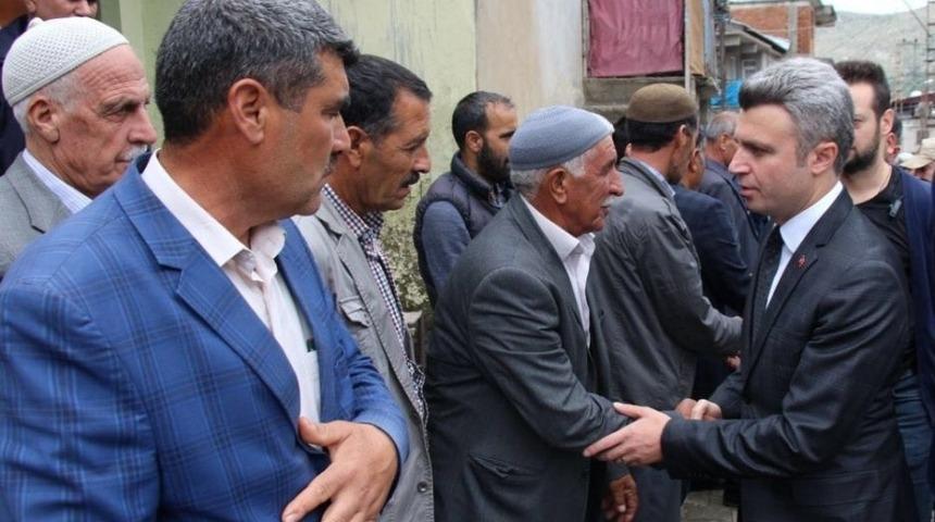 Kaymakam Yazıcı’dan Taziye Ziyareti