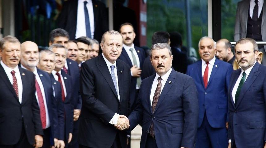 Cumhurbaşkanı Erdoğan Büyük Birlik Partisi’nde
