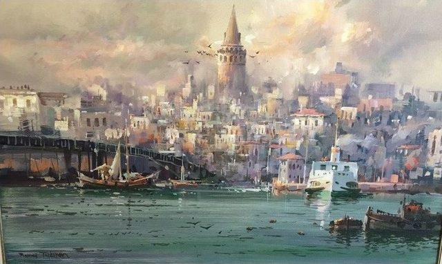 Ünlü Ressam Remzi Taşkıran’ın 35 Tabloluk ’istanbul Ve Anadolu Resimleri’ Sergisi Ankara’da