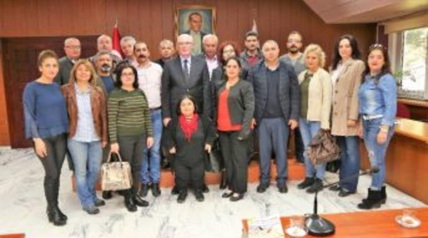 Kent Konseyi B&uuml;y&uuml;kdere Ve G&uuml;ltepe Mahalle Meclisleri Başkan Kurt&rsquo;u Ziyaret Etti