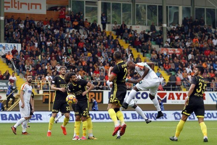 Süper Lig: Alanyaspor: - Evkur Yeni Malatyaspor: (ilk Yarı) G5