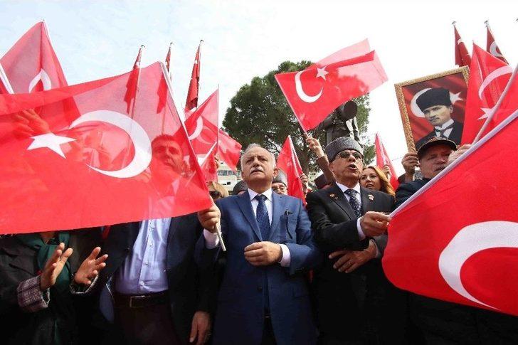 Bayraklı Şehitler İçin Yürüdü G5