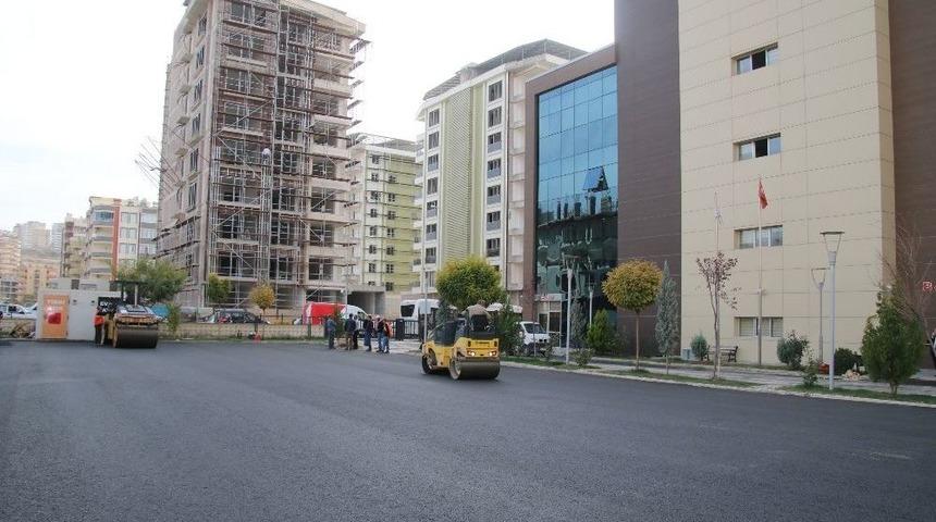 Diş Hastanesi Otoparkı Asfaltlandı