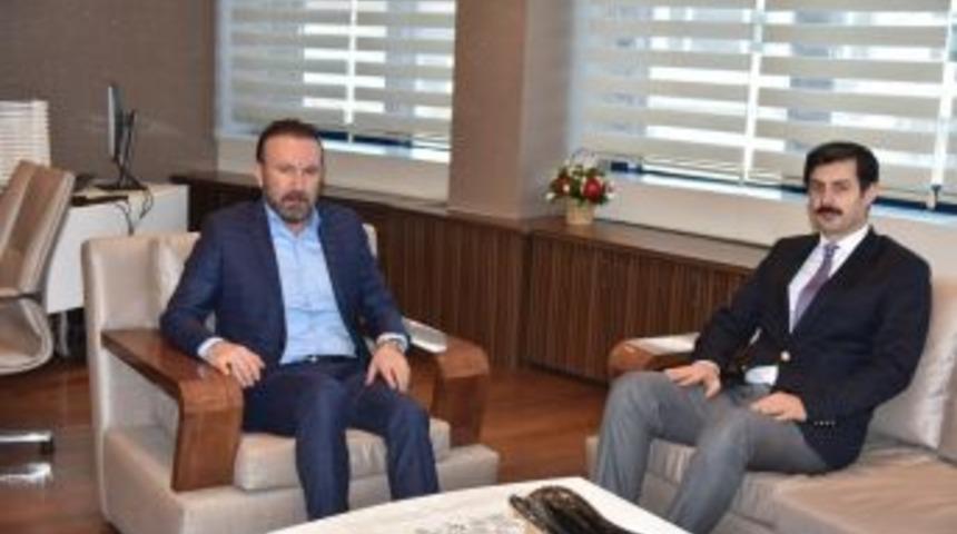 İsu Şube M&uuml;d&uuml;r&uuml; Bektaş, Başkan Doğan&rsquo;ı Ziyaret Etti