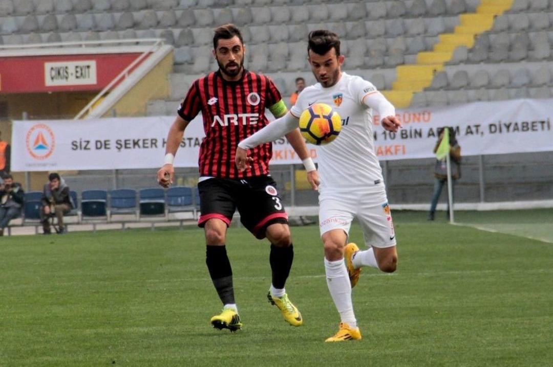 S&uuml;per Lig: Ge&ccedil;lerbirliği: 1 - Kayserispor: 2 (ma&ccedil; Sonucu)