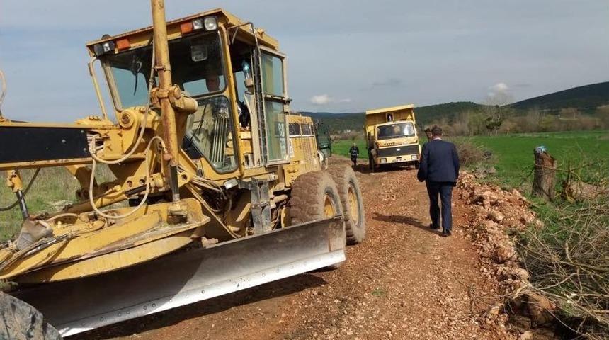 Başkan Duymuş, Yol Çalışmalarını İneledi