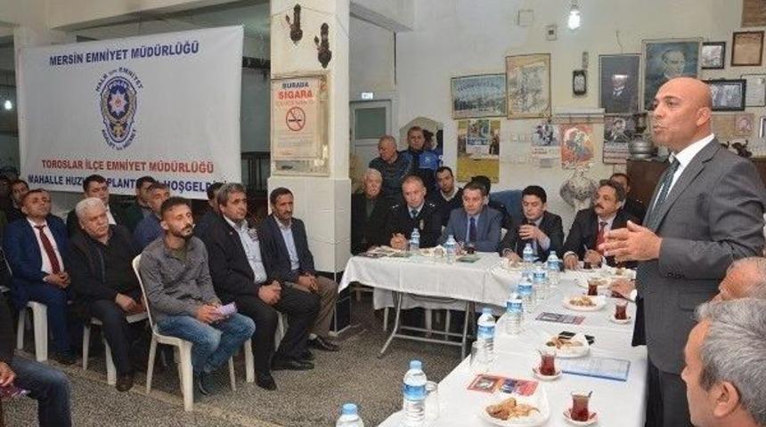 Emniyet M&uuml;d&uuml;r&uuml; Şahne, Vatandaşlarla Bir Araya Geldi