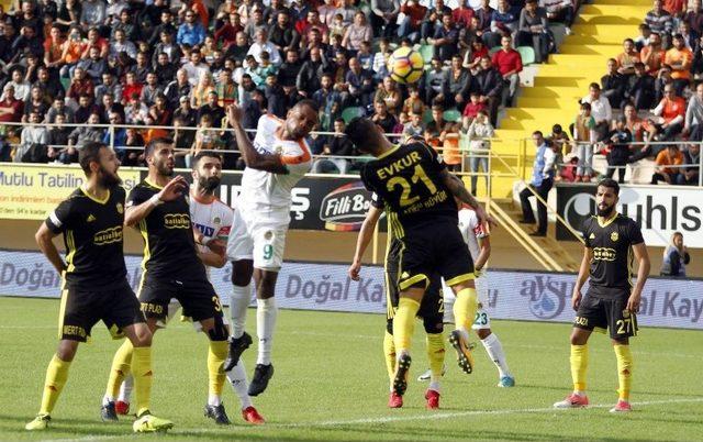 Süper Lig: A. Alanyaspor: 1 - E. Y. Malatyaspor: 0