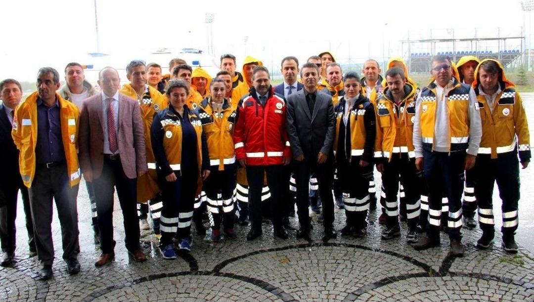Erzurum&rsquo;da Sağlık Personellerine Y&ouml;nelik &rsquo;ambulans S&uuml;r&uuml;ş Teknikleri Eğitici Eğitimi&rsquo; Verildi