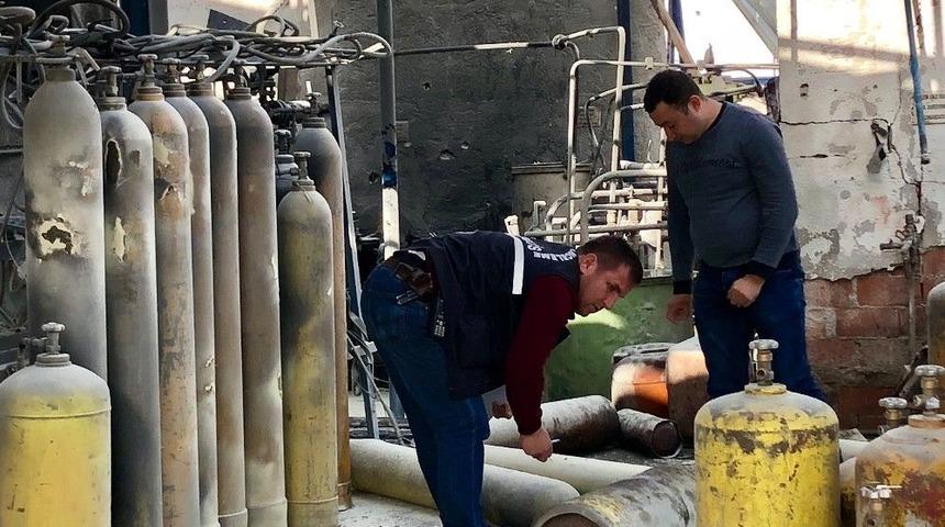 Başkent&rsquo;te Gaz Dolumu Yapılan Fabrikada Korkutan Patlama: 1 Yaralı