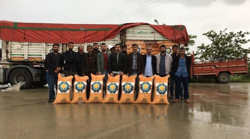 &Ccedil;ift&ccedil;ilere 30 Ton G&uuml;bre Desteği