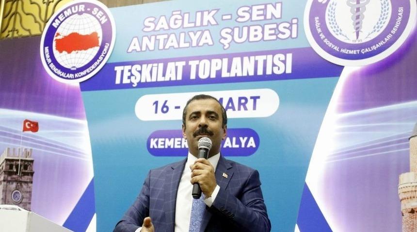 Memiş: "adil Bir D&ouml;ner Sermaye Olmazsa Sistem Geriye Gidecektir"