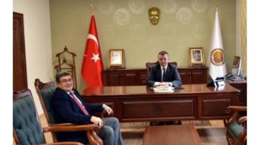 Başkan Can, Vali B&uuml;y&uuml;kakın İle Bir Araya Geldi