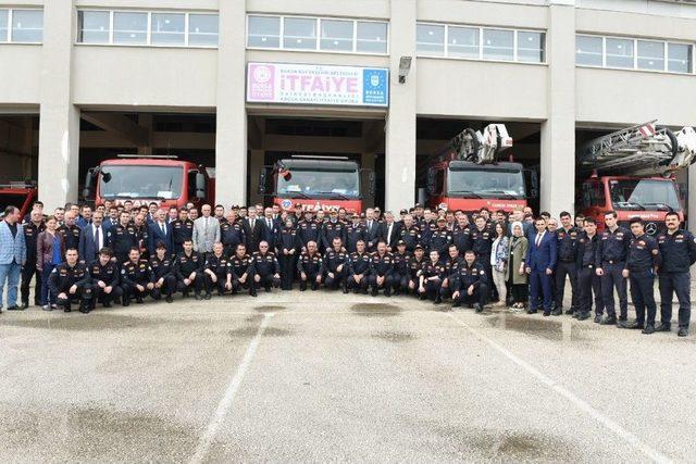 Başkan Aktaş’tan İtfaiye Komuta Merkezine Ziyaret