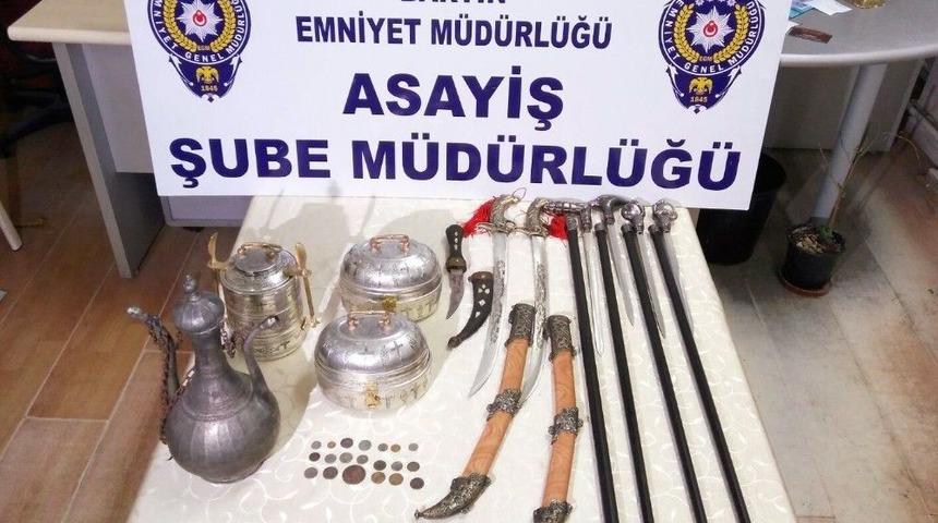 Tarihi Eserleri Satmaya &Ccedil;alışırken Yakalandılar