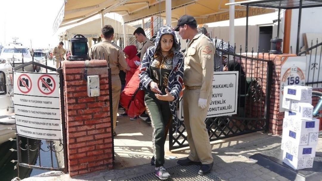 &Ccedil;anakkale&rsquo;de 99 Ka&ccedil;ak G&ouml;&ccedil;men Yakalandı