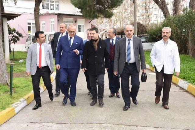 Başkan Ergün’den Açıkdil’e Geçmiş Olsun Ziyareti