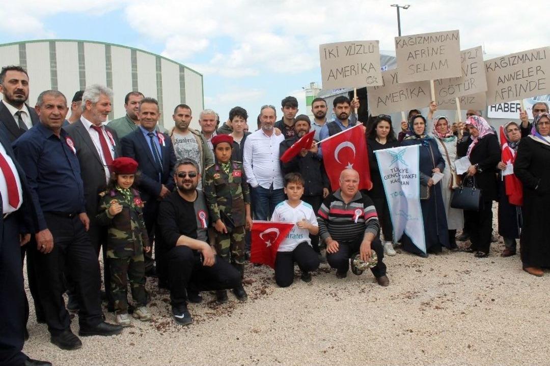 &lsquo;kağızmanlı Anneler&rsquo; Mehmet&ccedil;iğe Destek İ&ccedil;in Sınır Hattında