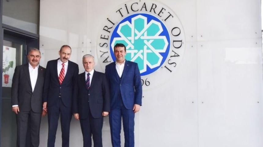 Vali Kam&ccedil;ı, Başkan G&uuml;lsoy&rsquo;u Ziyaret Etti