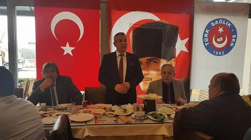 T&uuml;rk Sağlık - Sen Eskişehir Şubesi Delegeleri Kahvaltıda Buluştular