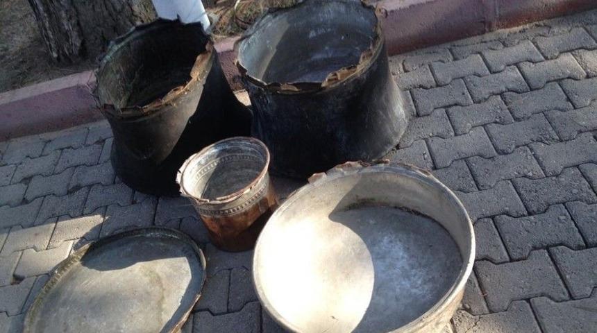 Kazan Hırsızı Yakalandı