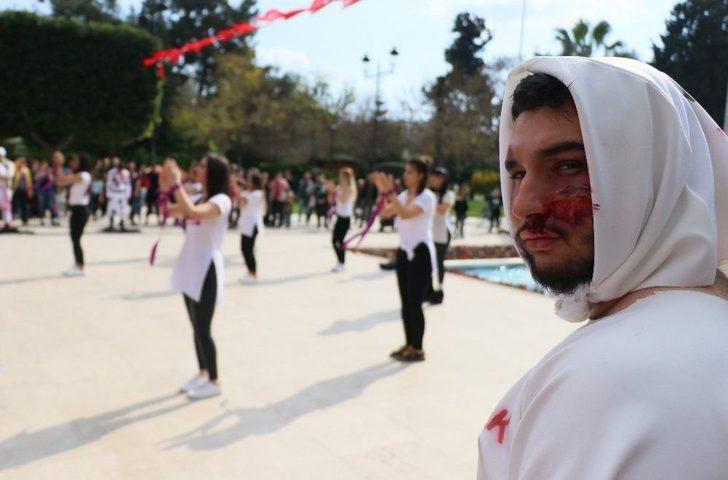 Kadına Şiddete Makyajlı Ve Danslı Tepki G5