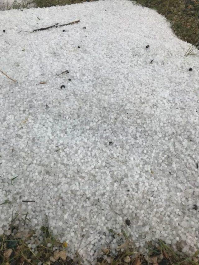 Adıyaman’ı Dolu Ve Sağanak Vurdu