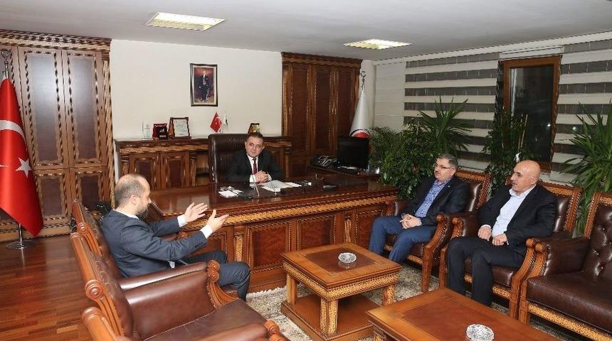 Milletvekili G&uuml;ndoğdu, Başkan Ercan&rsquo;ı Ziyaret Etti