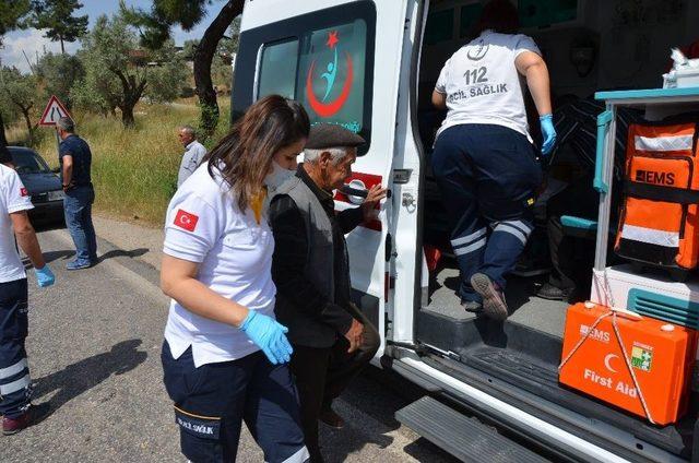 Milas’ta Yolcu Minibüsü Kaza Yaptı, 3 Kişi Yaralandı