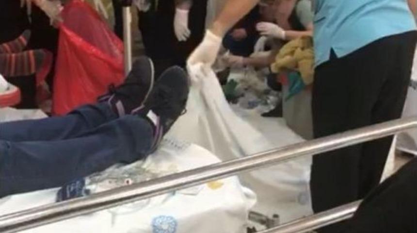 Kopan Parmağı Hastanede Kayboldu, O Anlar Kameralara Yansıdı