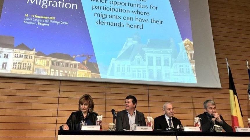 Başkan Erkoç, Belçika’da "şehirler Ve Küresel Göç" Konferansına Katıldı