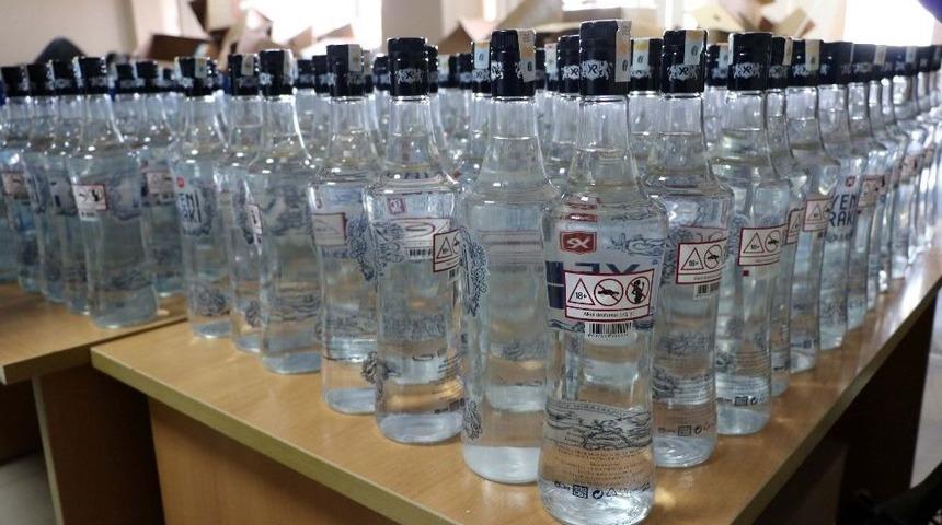 Yozgat&rsquo;ta 782 Şişe Sahte İ&ccedil;ki Ele Ge&ccedil;irildi