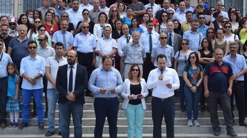 Okul M&uuml;d&uuml;r&uuml;n&uuml;n Darp Edilmesine &Ouml;ğretmenlerden Tepki