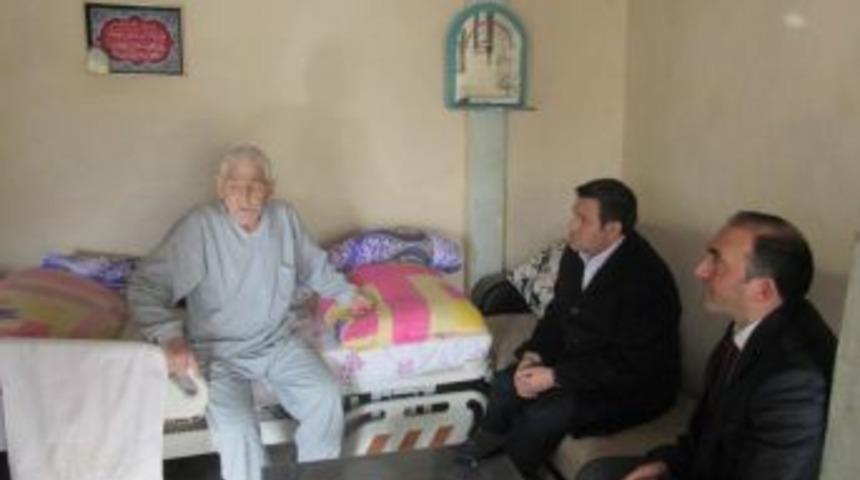 &Ccedil;ıldır Kaymakamı İmamoğlu, Gaziye Ge&ccedil;miş Olsun Ziyaretinde Bulundu