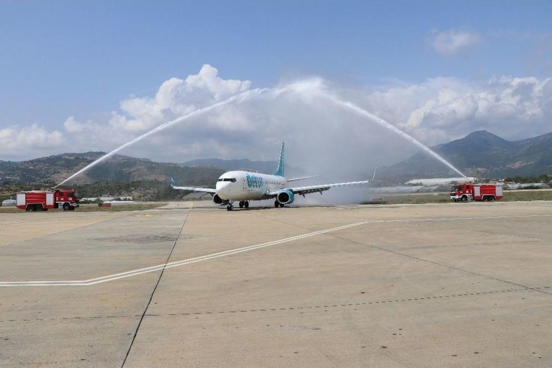 Corendon Gazipaşa Alanya Havalimanına U&ccedil;uş Başlattı