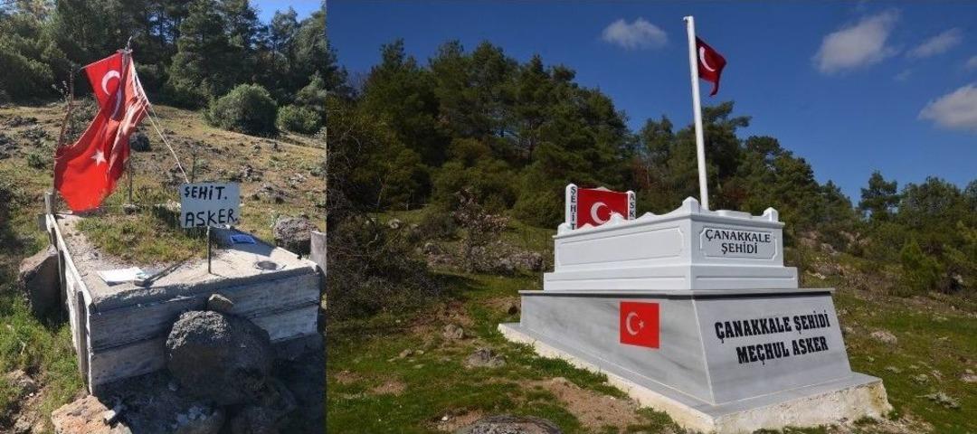 (&ouml;zel Haber) &Ccedil;anakkale&rsquo;nin Me&ccedil;hul Şehidi Hak Ettiği Mezara 100 Yıl Sonra Kavuştu