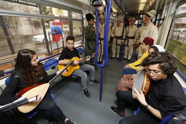 Tramvay’da Çanakkale Gösterisi